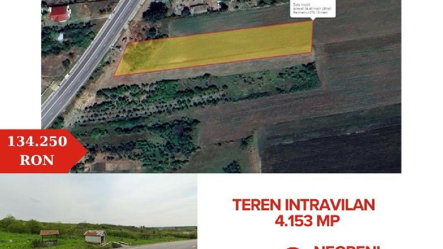 Teren intravilan - 4.153 mp, Negreni - Olt