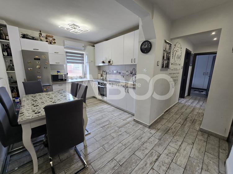 Apartament 3 camere mobilat 2 bai balcon pivnita Mihai Viteazul Sibiu - 4