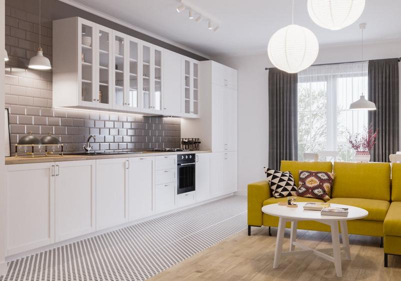 Apartament SMART 1 camera, balcon amenajat de 7,21mp, imobil cu lift, LPR