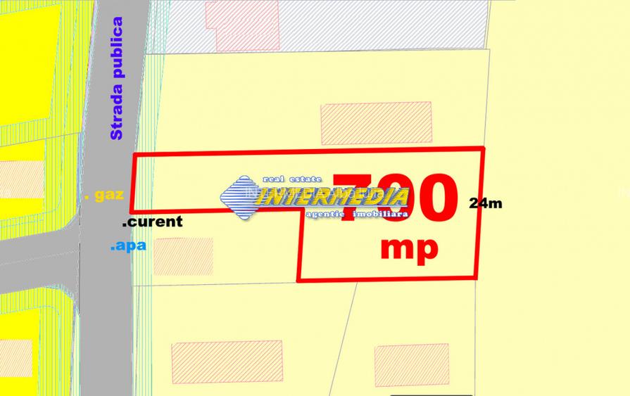 Teren intravilan de vanzare 700 mp Alba Micesti cu utilitati - 2