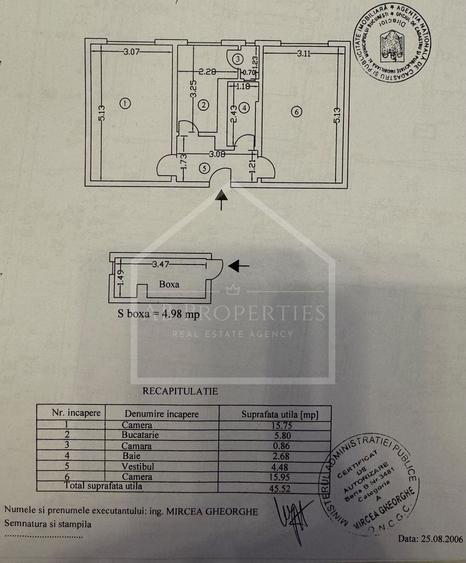 Apartament Premium 2 camere / Calea Floreasca / Complet Renovat și Mobilat BOXA