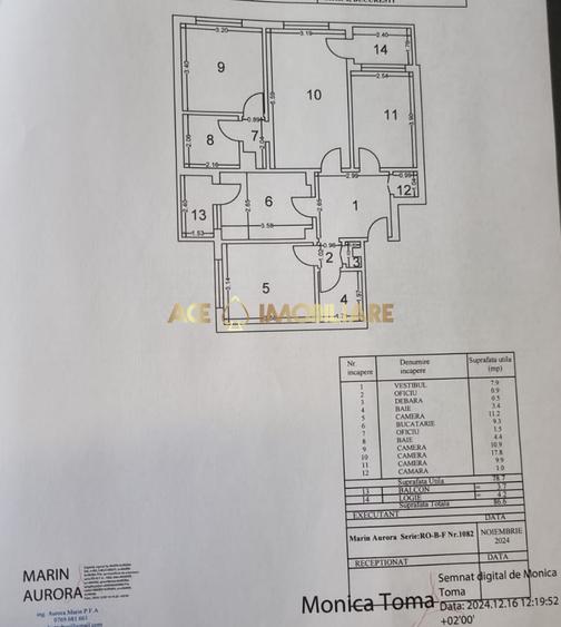 4 Camere de vanzare | Crangasi | Metrou | 85mp | 2 balcoane| Porumbacu