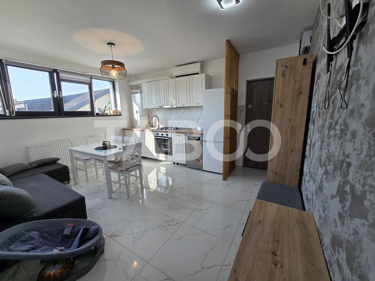 Apartament cu 2 camere decomandat 53 utili mobilat Doamna Stanca Sibiu