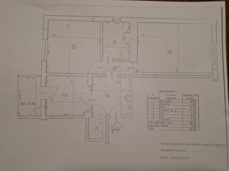 Proprietar, 2 camere, parter cu balcon, 52 mp, Brazda lui Novac