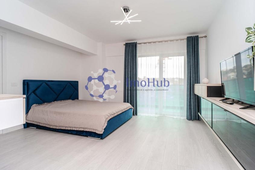 Apartament mobilat si utilat, o camera, investitie Visan, Bucium