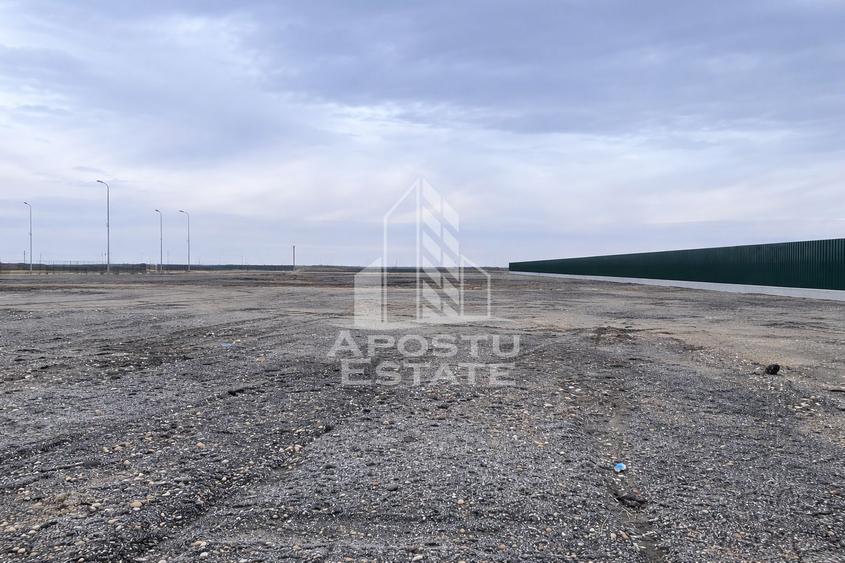 Teren de inchiriat 2500 mp | Platforma pietruita | Acces TIr | Depozit