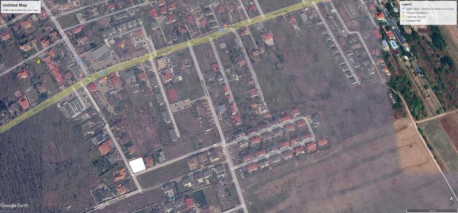 Teren la o casa de pădure – Poziție de colț, zona Moara Corbeanca