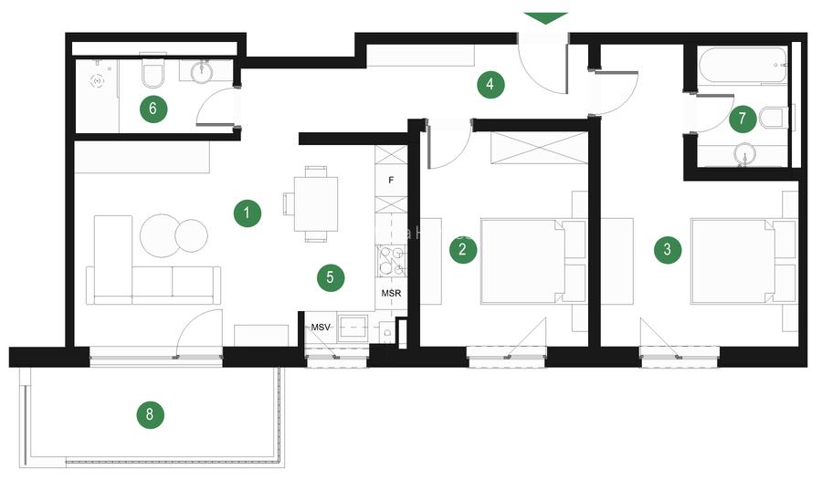 Nou! Apartament 3 camere Olga Gudynn - Pădurea Băneasa - zona Pipera - 1