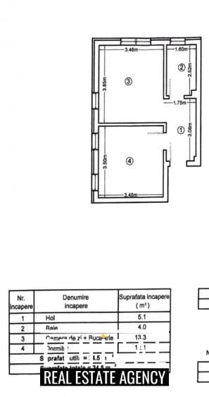 De vanzare Studio decomandat, spatios – Militari Residence