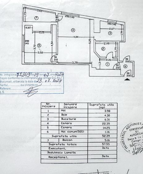Apartament 2 camere Vitan, imobil 2009, metrou la 400 metri, centrala proprie