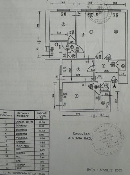 Apartament 4 Camere Sebastian - Margeanului