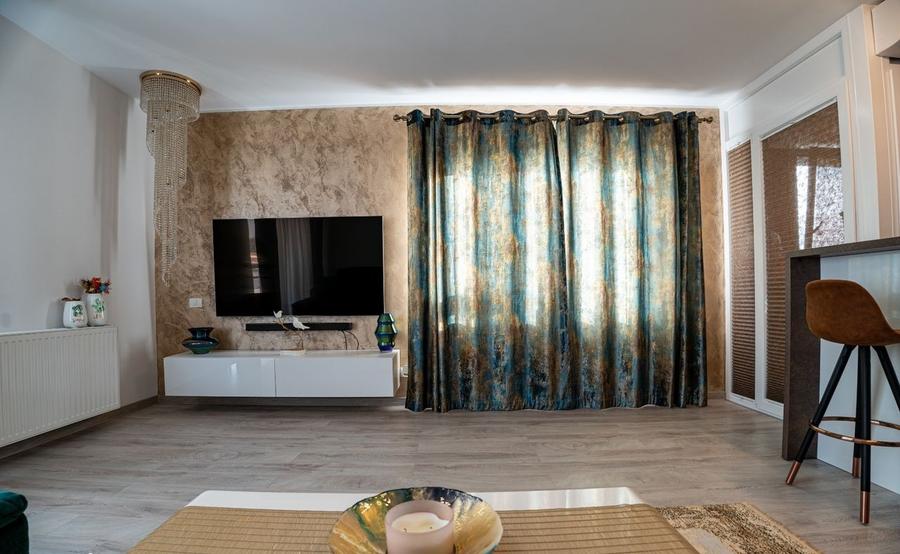 Apartament 3 camere mobilat si utilat modern intrare Racadau
