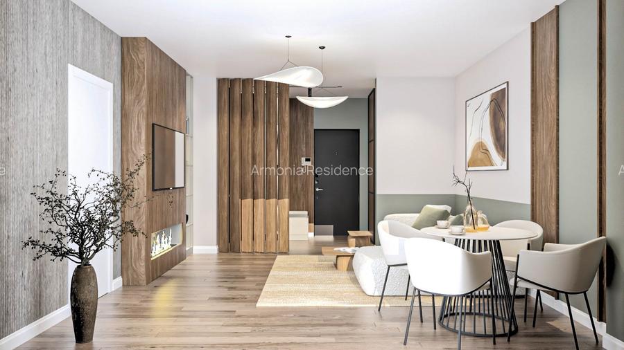 APARTAMENT 3 CAMERE ARMONIA-RESIDENCE | CORESI TRACTORUL  | BLOC 2 - 4