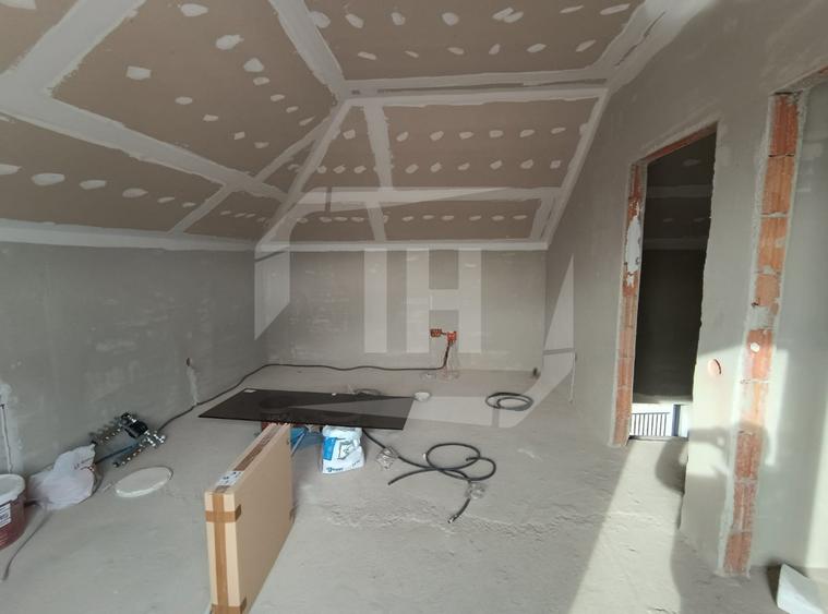 Casa cu 4 camere, terasa mare, constructie noua, CF, zona Dambul Rotund