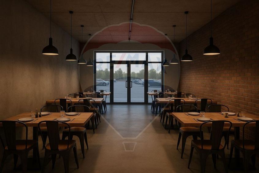 Spații comerciale, showroom, restaurant, de inchiriat, langa Aeroport
