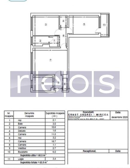 VANZARE 3 CAMERE | METROU BAZILESCU – 50 M | BUCURESTII NOI | REOS GROUP - 10