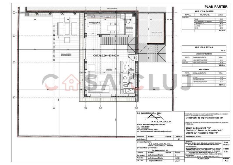 Casă individuală de vânzare – Baciu, Zona Sungarden!
