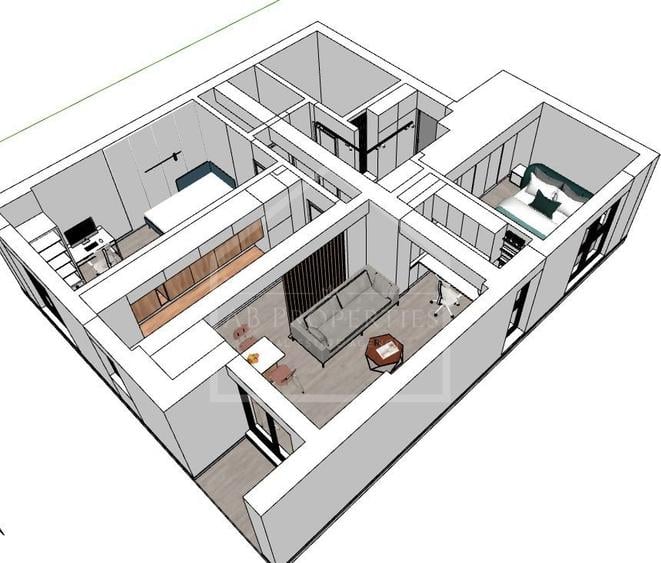Apartament - 3 camere | Loc parcare TOP DEAL, mutare imediata