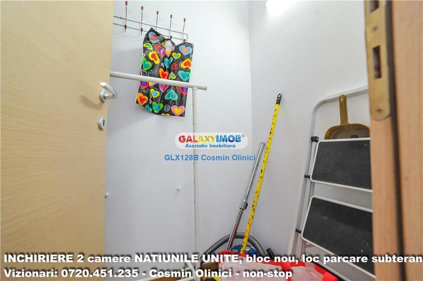 2 camere NATIUNILE UNITE, boc nou, parcare subterana, 8 minunte metrou - 14