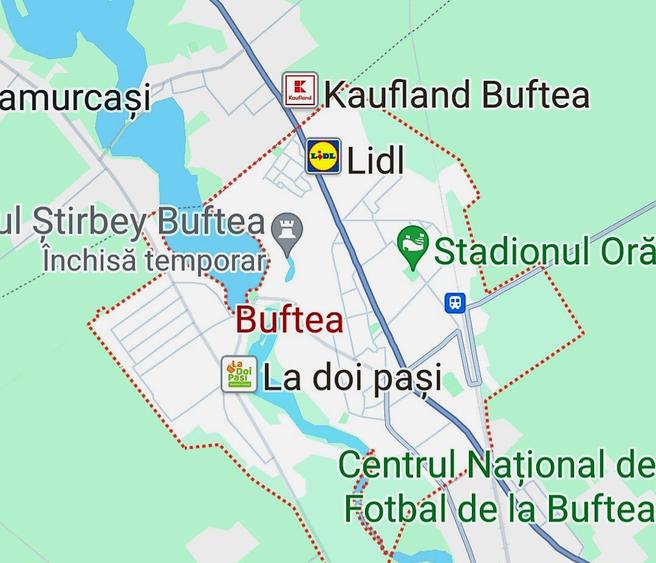 Vanzare 1000, 2000 sau 3000 mp teren intravilan in Buftea langa padure