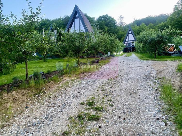 Cabane A frame + Teren 6000 mp |  Proprietate deosebita, NOU - 41