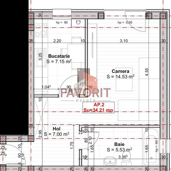 Disponibil imediat. Decomandat. TVA 21% inclus in pret - 1