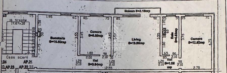Apartament cu 3 camere decomandat, 69mp utili, zona Sagului, Timisoara