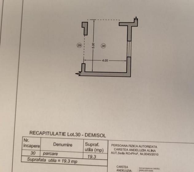 Apartament 3 camere + parcare Albert Meraki  91.3mp St. 2020