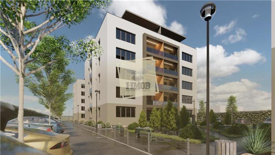 Studio 34 mp cu bucatarie separata balcon 4 mp si parcare Sibiu