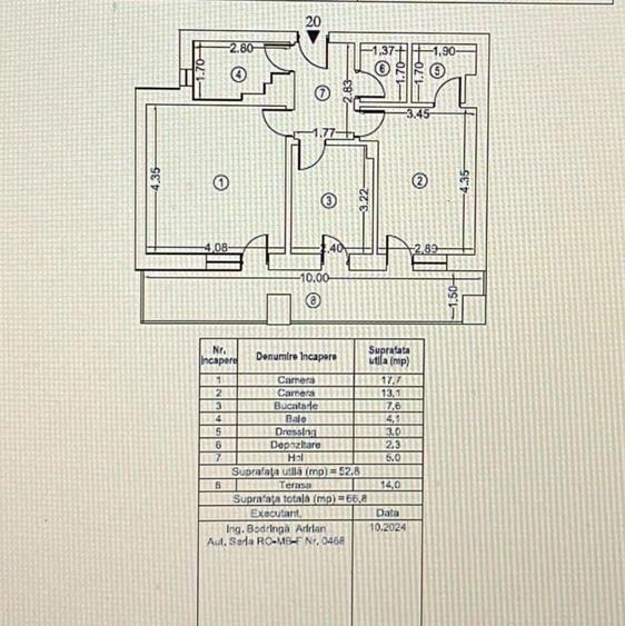Apartament 2 camere - 2 bai - Cartier Brancusi - Valea Larga - Drumul Taberei