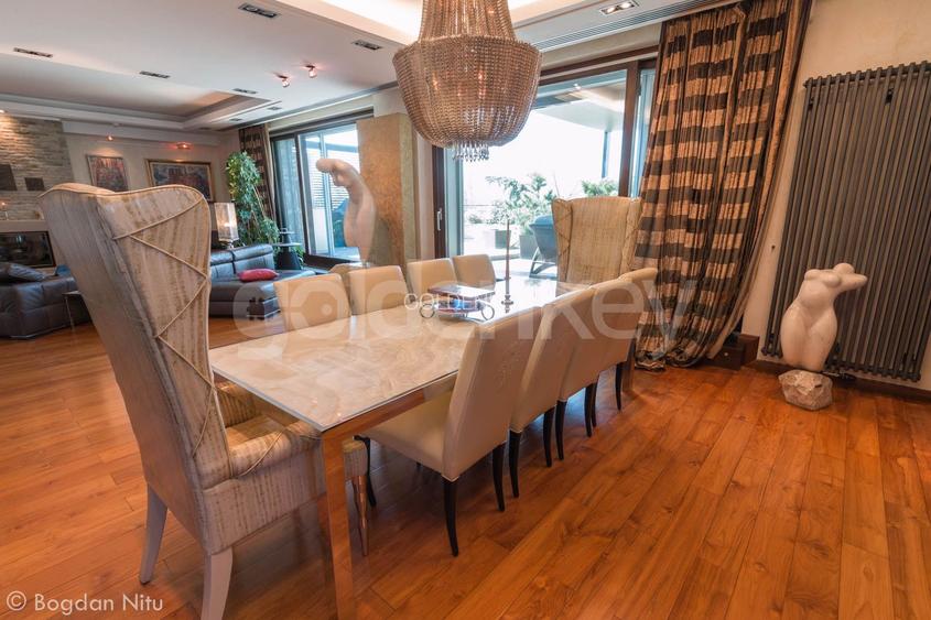 Penthouse unic cu 7 camere,4 bai | vedere panoramica catre parc - 8