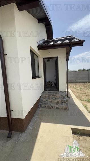 Casa individuala 3 camere pe parter, cu toate utilitatile si 300 mp de teren in
