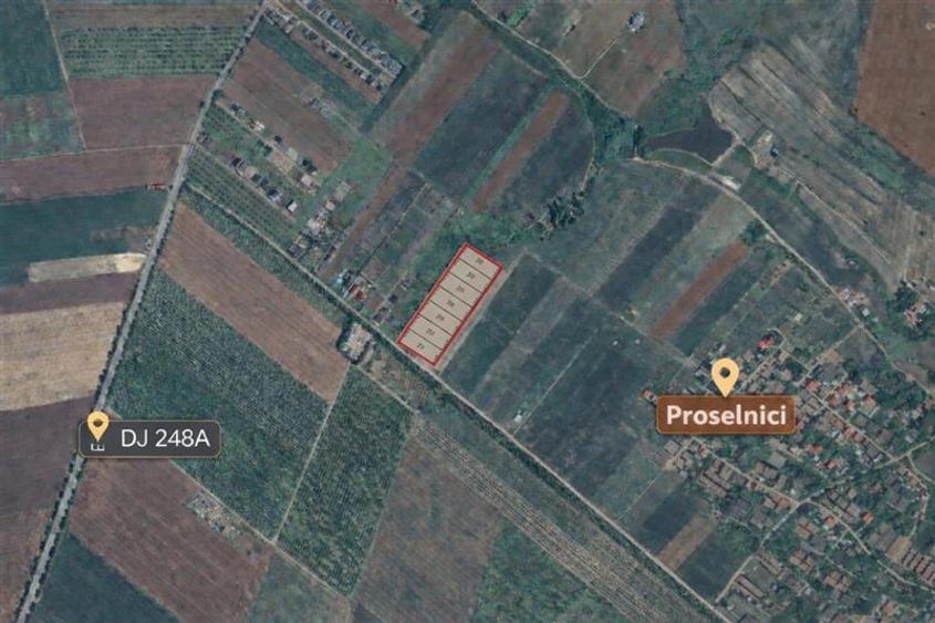 Teren 640 mp, Proselnici, Miroslava