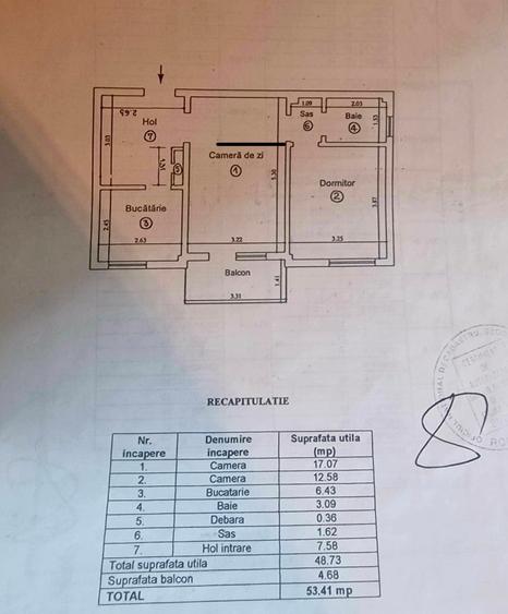 Apartament cu 2 camere decomandat, zona Targu Cucu