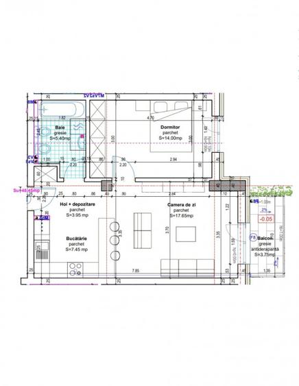 Oportunitate! Apartament 2 cam, 48.5 mp utili, balcon 4 mp, Baciu, garaj inclus - 2