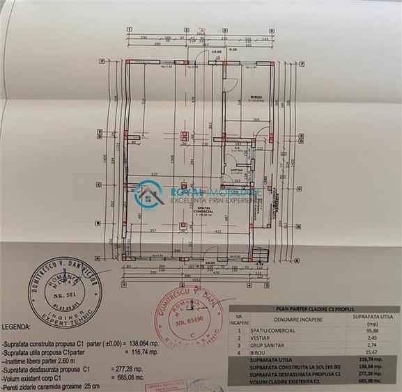 Royal Imobiliare - Vanzare Spatiu Comercial zona Bereasca