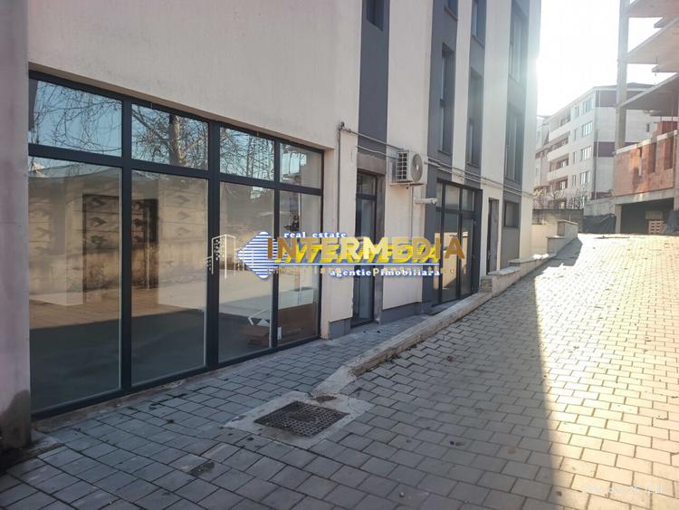 Spatiu Comercial 46 mp Bloc NOU 2025 Finisat Vitrina Stradala mare Parcare