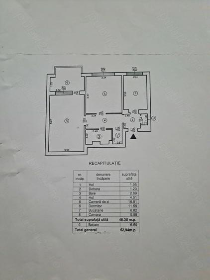 🔑 Vanzare apartament 2 camere – Zona Titan / Piața Trapezului