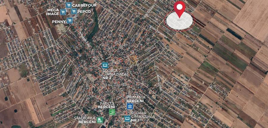 Lot de teren intravilan, 416 mp, deschidere 18.76 ml, Comuna Berceni