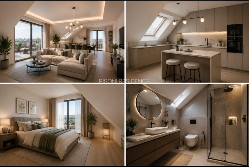 Ultimul apartament disponibil –120mp, 3 camere, terasă  54mp, Pisoni Residence - 7