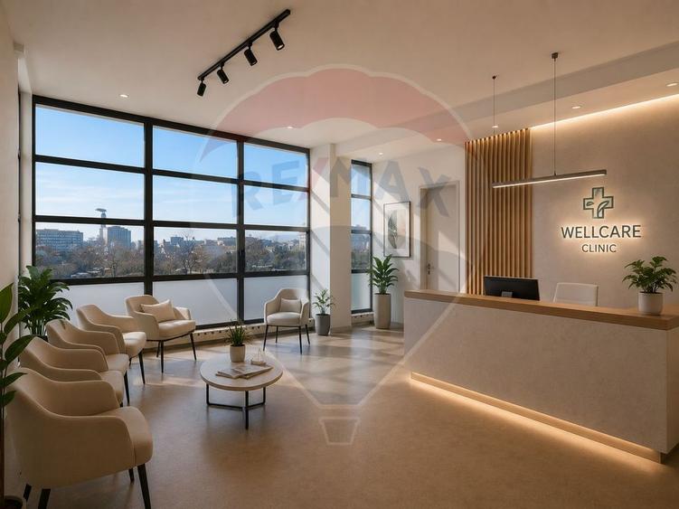 302 mp spatiu birouri, clinică sau showroom, Piața 1 Mai, de inchiriat