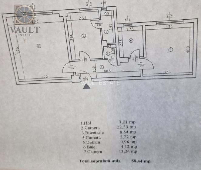 Apartament 2 camere - centrala proprie - zona Tineretului - 1