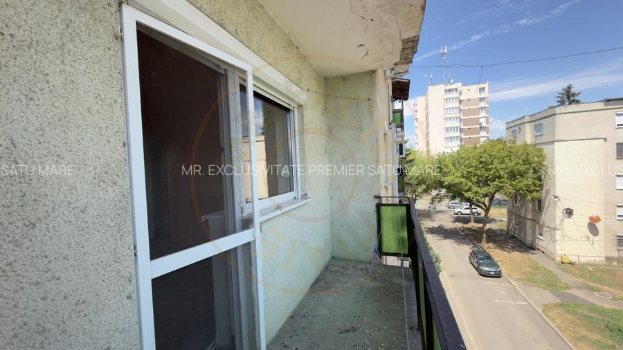 Apartament 2 camere Etaj III / Str. Eliberării 17 -Carei- Comision 0% cumpărător - 8