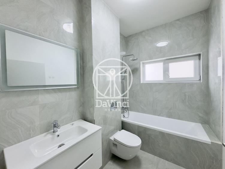 Ap. 3 camere, finisat la cheie, cu aer conditionat, 2 bai, etaj 1/2