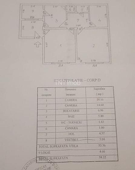 Apartament 2 camere, Unirii - Piata Constitutiei, centrala proprie ! - 19