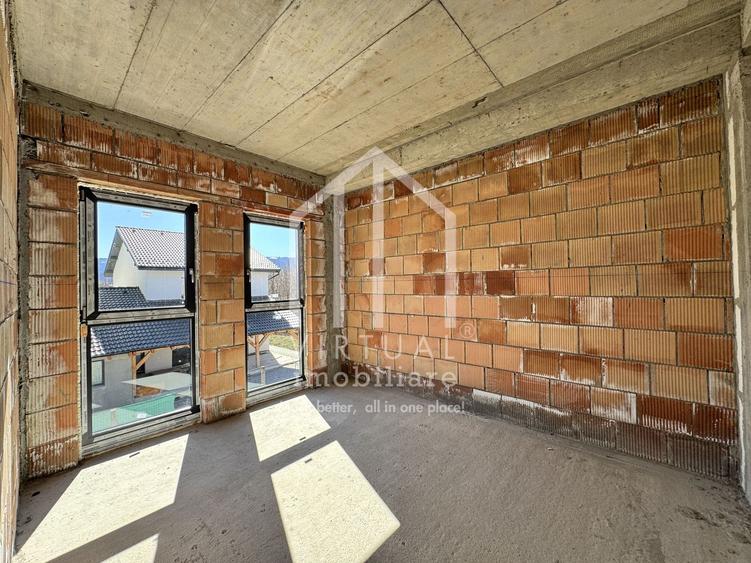Casa individuala cu 4 camere, 130mp utili+terasa (19mp), teren 360mp