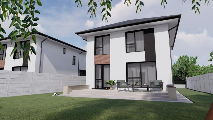 Vila 5 camere-Teren 388 mp-Bragadiru Gladiolelor