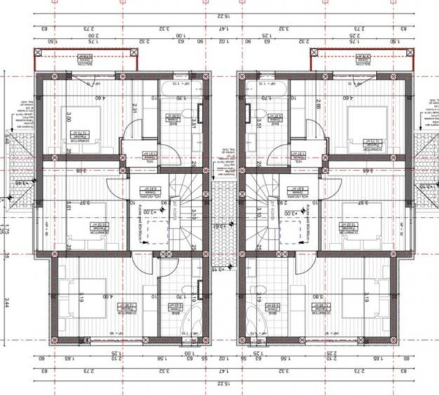 Duplex modern in stil individuala cu 4 camere si 120 mp utili - Mosnita Noua