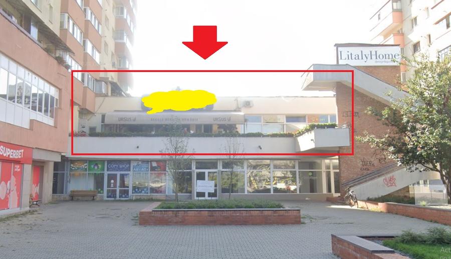 Inchiriere spatiu comercial cu teresa - restaurant -bar