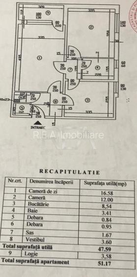 2 camere, 6/10, 51,17 mp, anvelopat-Drumul Taberei-Metrou Tudor Vladimirescu - 9
